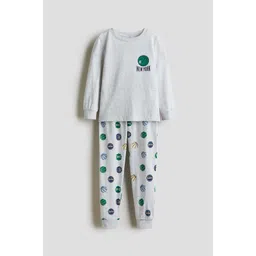 H&M Patterned Jersey Pyjamas-picture-40