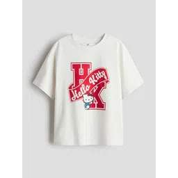 H&M Printed Cotton T-shirt image 1