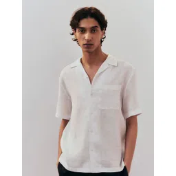 H&M Regular Fit Linen Resort Shirt-picture-13