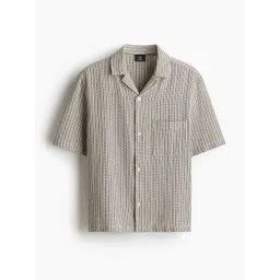 H&M Regular Fit Textured Resort Shirt-picture-26