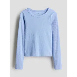 H&M Ribbed Cotton Jersey Top-picture-51