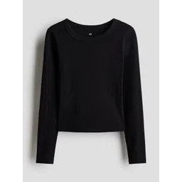H&M Ribbed Cotton Jersey Top-picture-49