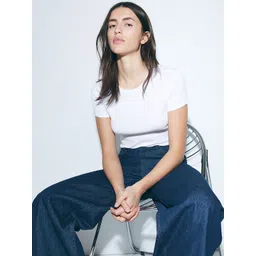 H&M Ribbed T-Shirt image 1