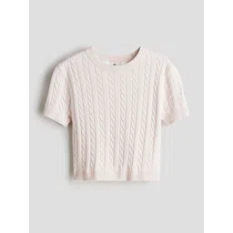 H&M Short Cable Knit Top-picture-22
