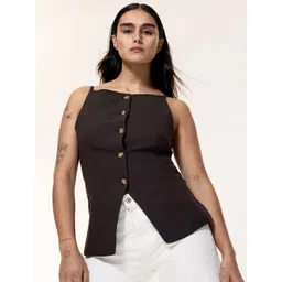 H&M Tapered-Waist Waistcoat-picture-19