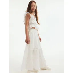 H&M Tiered Cotton Skirt-picture-25