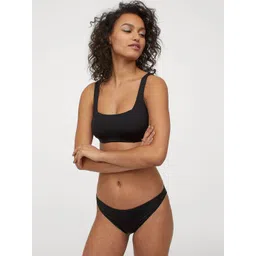 H&M Women Black Bikini Bottoms 0928322001-picture-34