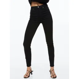 H&M Women Black Shaping High Jeans-picture-29