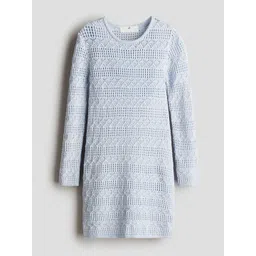 H&M Women Crochet-Look Above Knee Jumper Dress-picture-16