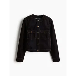 H&M Women Flocked Denim Jacket-picture-15