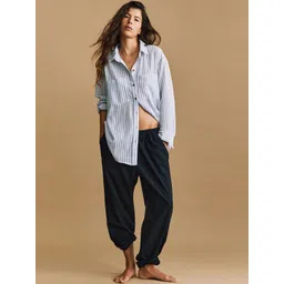 H&M Women Linen-Blend Joggers-picture-34