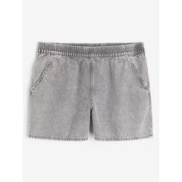 H&M Women Pure Cotton Denim Shorts-picture-40