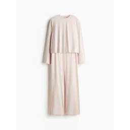 H&M Women Round Neck Long Sleeves T-shirt And Pyjamas Set-image-13