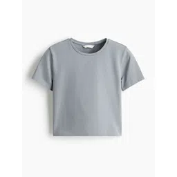 H&M Women Solid Short T-shirt-picture-42