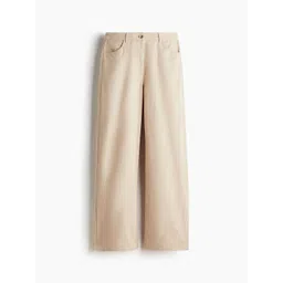 H&M Women Wide Pure Cotton Trousers-picture-35