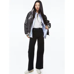 H&M Women Wide Twill Trousers-picture-25