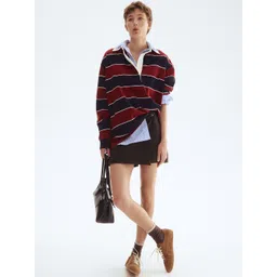 H&M Women Woven Viscose Wrap Skort-picture-13