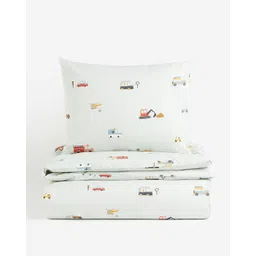 h&m Printed Single Duvet Cotten Cover Set image 1