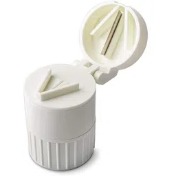 h&m store (Pack of 1) 3 in 1 Tablet/Pill Cutter Crusher & Pill Storage Box Portable Mini Pill Splitter Manual Pill cutter-picture-12