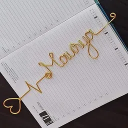 Handmade Customised Metal Planner Bookmarks for Books Aesthetic-picture-12