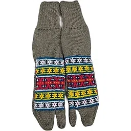 “Handmade Woolen Split-Toe Tabi Socks – Winter Warm Knitted Traditional Pattern, Soft Cozy Wool, Unisex”-picture-48