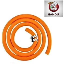 handu indian Bharat 3 Meter Original Gas Pipe With Clump ISI CERTIFIED Hose Pipe Gas Pipe Steel Wire Rubber Hose Pipe Hose Pipe-picture-10