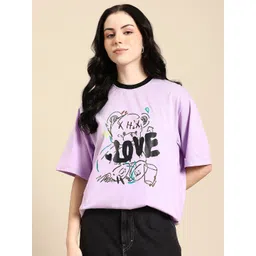 Hang and wear Typography Printed Drop-Shoulder Sleeves Relaxed Fit Pure Cotton T-shirt-picture-27