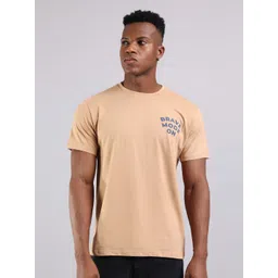 HangerLoop Typography Printed Round Neck Short Sleeves Pure Cotton Casual T-shirt-picture-24