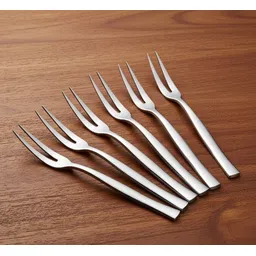 haniza 6 pcs fruit forks Stainless Steel Fruit Fork Set-picture-25