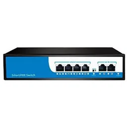 HANUTECH 4 FE + 2 Uplink 10/100 Poe Switch Original Realtek Chipset 4 Port Poe With 2 Uplink Port For CCTV Networking 6 Ports 100 Mbps Network Switch-picture-16