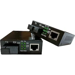 Hanutech Gigabit Ethernet to Fiber Media Converter, 10/100/1000Mbps Ethernet to Fiber Optic Single Mode, Single Fiber SMSF, Up to 20KM-picture-16