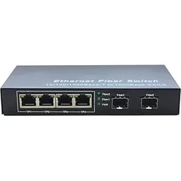 Hanutech 10/100/1000Mbps Unmanaged 2SFP 4RJ45 Etherent to Fiber Optic Switch Gigabit Media Converter 1000Mbps Fiber Optical Trasnceiver Switch-picture-13
