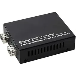 HANUTECH Single Dual Mode Gigabit 10/100/1000M Fiber Optic Media Converter 2SFP 2 RJ45 Ethernet Ports (1 Pcs)-picture-10