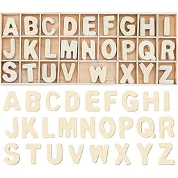 Haoser 156 Pcs Small Wooden Letters – 3/4-1 Inch Unfinished Wood Alphabet Letters, 6 of Each Capital Letter for DIY Crafts, Learning, Scrapbooking, Home Decoration, Painting Projects, Kids School Activities-picture-13