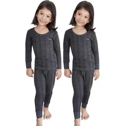 HAP Girls Pack Of 2 Cotton Thermal Set image 1