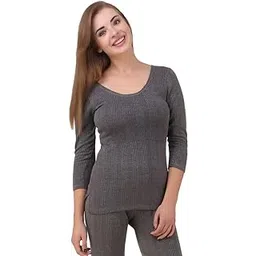 hap Ladies Quilted Thermal 3/4th Sleeves Top/Female Body Warmer/Women Inners-picture-39