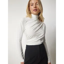 Happiness istanbul High Neck Long Sleeves Top-picture-39
