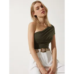 Happiness istanbul One Shoulder Crop Top-picture-30