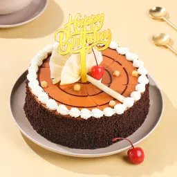 Happy Birthday Butterscotch Cake-picture-25