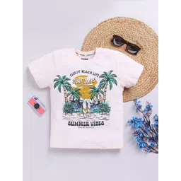 Happy Faces Boys Printed Tropical Pure Cotton T-shirt-picture-16