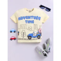 Happy Faces Boys Snoopy Printed Pure Cotton T-shirt-picture-40