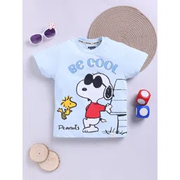Happy Faces Boys Snoopy Printed Pure Cotton T-shirt-picture-48