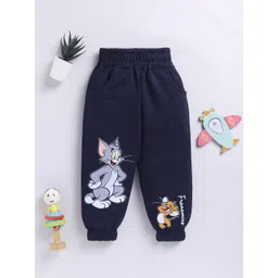 Happy Faces Boys Tom & Jerry Printed Cotton Joggers-picture-18