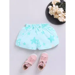 Happy Faces Kids Girls Conversational Printed Pure Cotton Shorts-picture-27