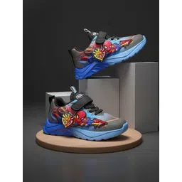 Happy Feet Unisex Kids Spider-Man Colourblocked Sneakers-picture-39