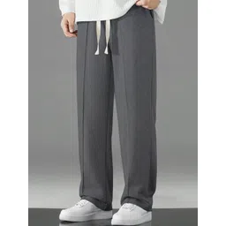 HAPPY KHAJANA Men Loose Fit Pleated Korean Pants-picture-36