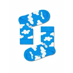 Happy Socks Kids Cloudy Blue Cotton Printed Socks (12-24M)-picture-15