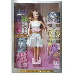 happybive Shine Dolls for Girl’s Surprise Moveable Doll Set with Beautiful Accessories-H08-picture-32