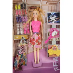 happybive Shine Dolls for Girl’s Surprise Moveable Doll Set with Beautiful Accessories-H18-picture-27