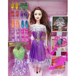 happybive Shine Dolls for Girl’s Surprise Moveable Doll Set with Beautiful Accessories-H20-picture-26